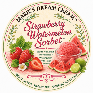 Strawberry Watermelon Sorbet